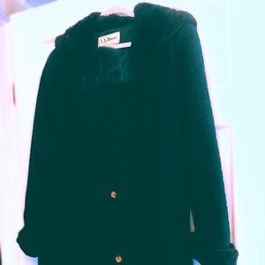 LONG WOOL COAT WITH HOOD